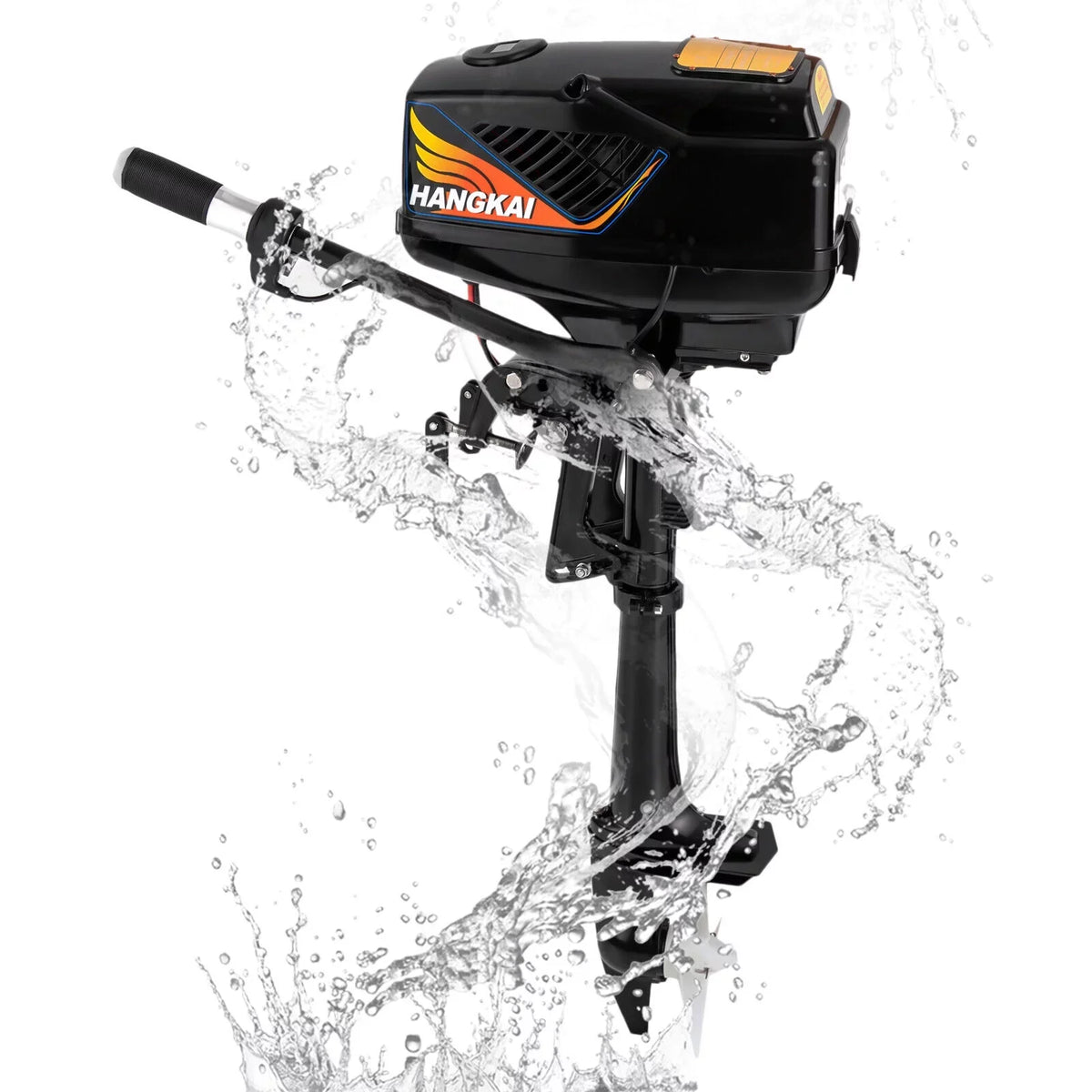 5HP Electric Trolling Motor with Pure Metal Brushless,Outboard Motor - 48V/1200W Boat Motor for Kayak, Small Ships, Paddle Boats, Fiberglass Boats, and Wooden Boats