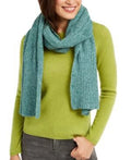 MSRP $39 Inc Twisted Rib Muffler Scarf Aqua One Size