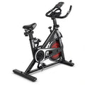 FEIKUQI Exercise Bicycle; Adjustable Resistance Silent Belt Drive; Gym Indoor Stationary Bike; Red