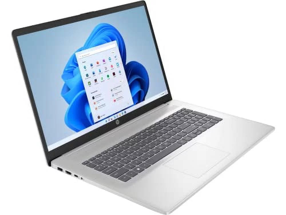 2023 Newest 17.3” FHD IPS Notebook PC 10-Core 13th i7-1355U Iris Xe Graphics 32GB DDR4 1TB NVMe SSD WiFi AX BT5.3 USB-C HDMI Webcam Natural Silver Windows 11 Pro w/RE USB