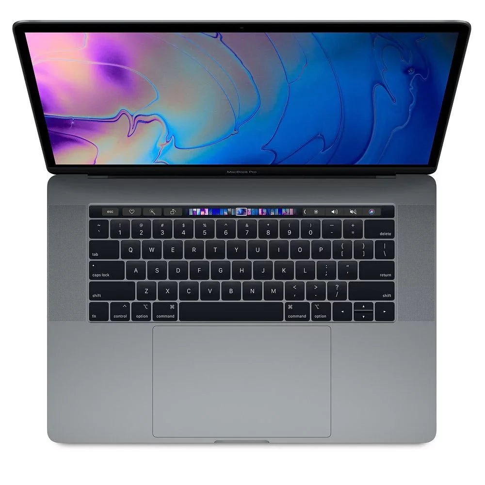 Pre-Owned Macbook Pro 15.4-inch (Retina, Space Gray, Touch Bar) 2.9Ghz 6-Core i9 (Mid 2018) MR942LL/A 64GB SSD 16GB Memory 2880x1800 Display Mac OS Sierra Power Adapter Included (Good)