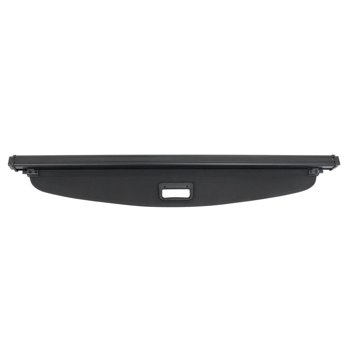 Ikon Motorsports Retractable Rear Trunk Security Cargo Cover Tonneau Luggage Shade Added on Bodykit Replacement Compatible With 2020-2024 Ford Escape Black Canvas