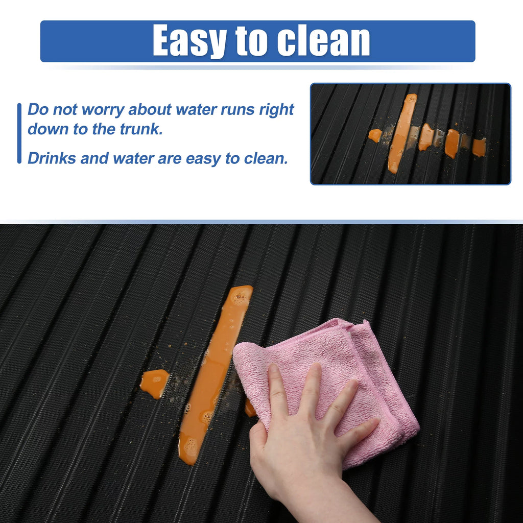 Unique Bargains Cargo Trunk Tray Cargo Liner Cargo Trunk Floor Mat Fluid Protector for Toyota RAV4 2019-2022