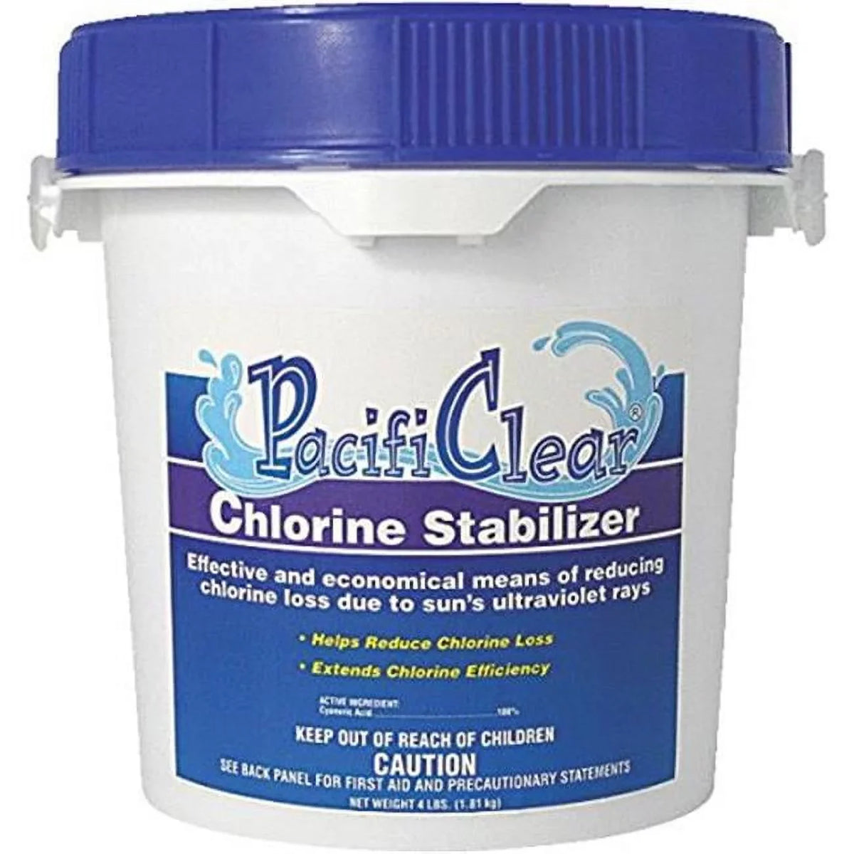 Liquid Techniques F081004032PC Chlorine Stabilizer - 4 lbs Pail