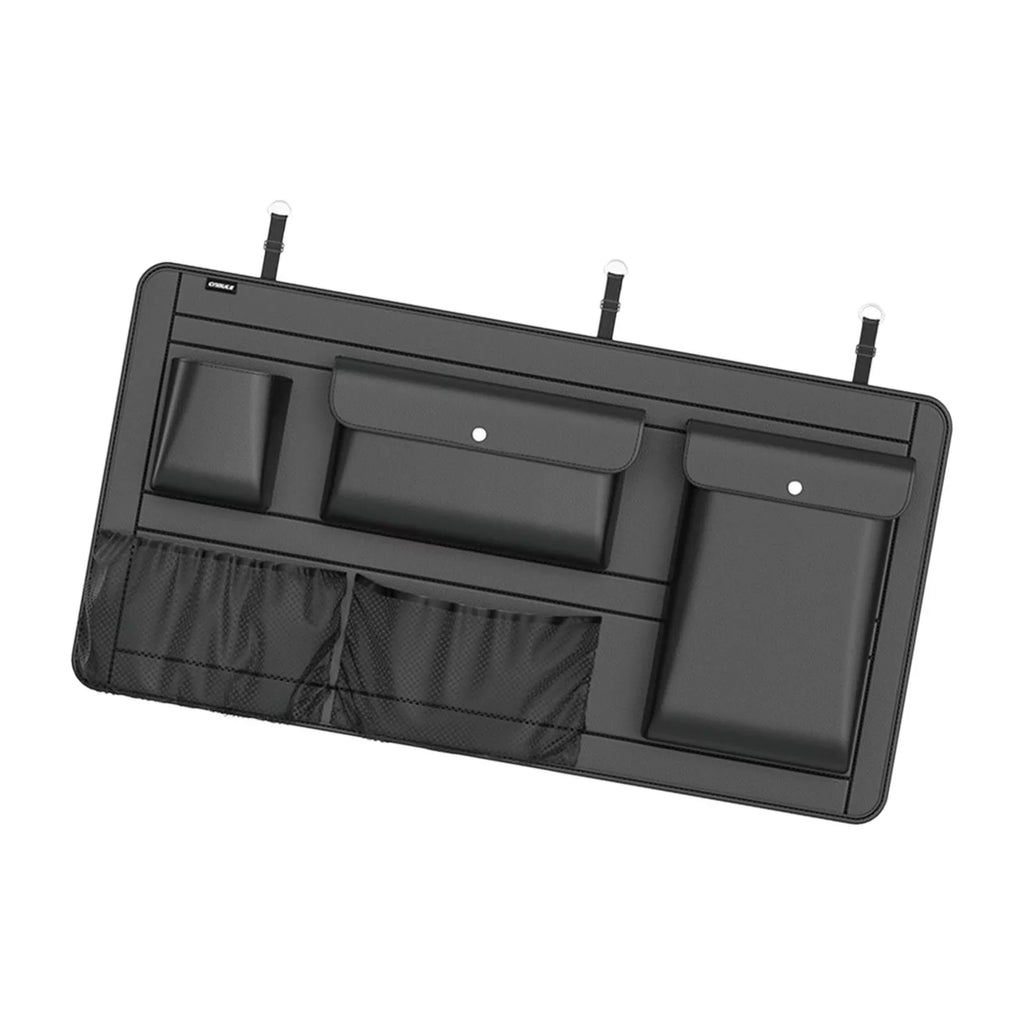 Car Back Seat Trunk Hanging Organizer 90cmx45cm Saving Space Easily Install Tough with Multiple Pockets for SUV Truck