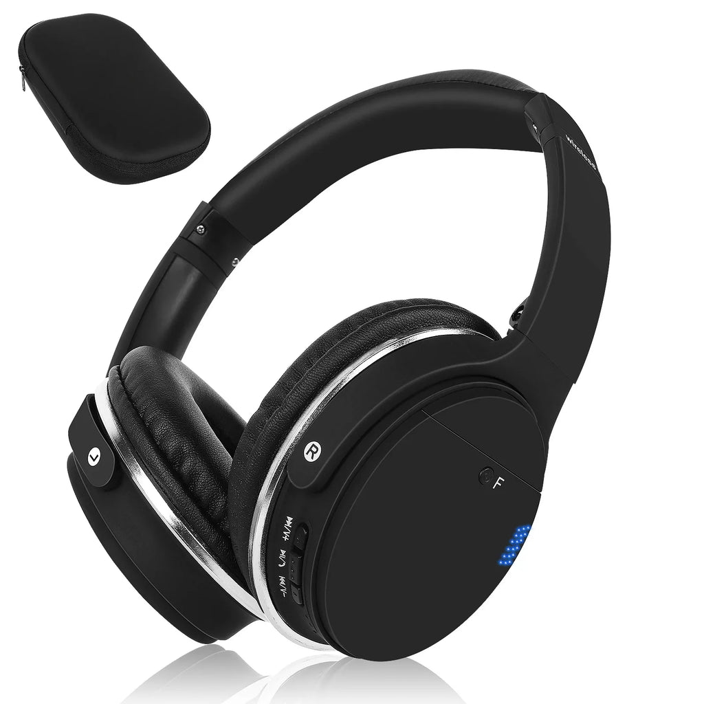 UrbanX UX35 Wireless Bluetooth Stereo Earphones with High Resolution Audio; Deep Bass; Superior Comfort Over The Ear Headphones with Mic for ZTE Axon 30 Ultra 5G Phone Call Support