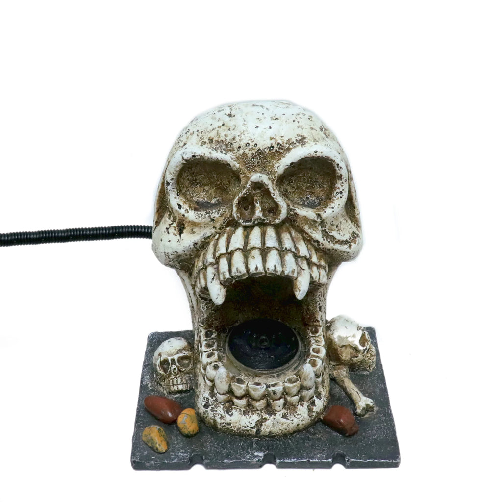 Custom Pro Skull Statuary Fountain Spitter Decorative Outdoor Fluid Feature