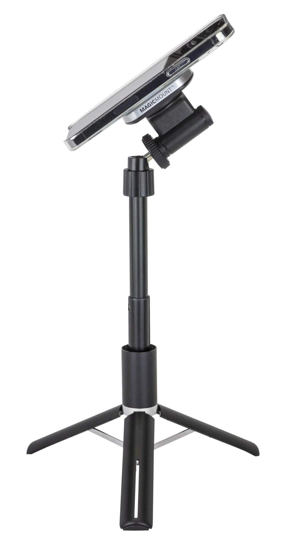 Scosche MP2TR1-SP MagicMount Pro 2 Tripod/Selfie Stick Phone Mount with Adjustable Arm, Black