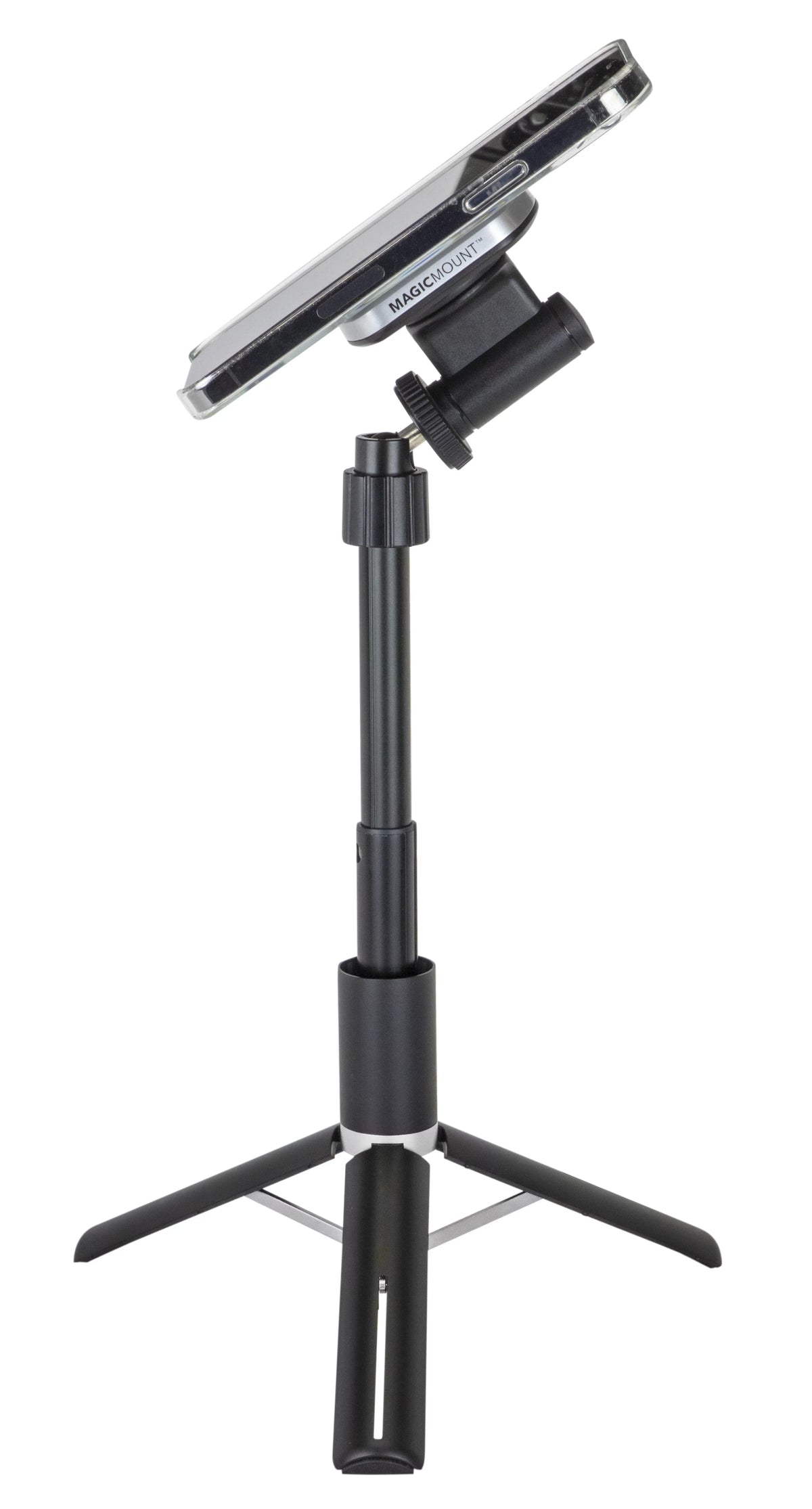 Scosche MP2TR1-SP MagicMount Pro 2 Tripod/Selfie Stick Phone Mount with Adjustable Arm, Black
