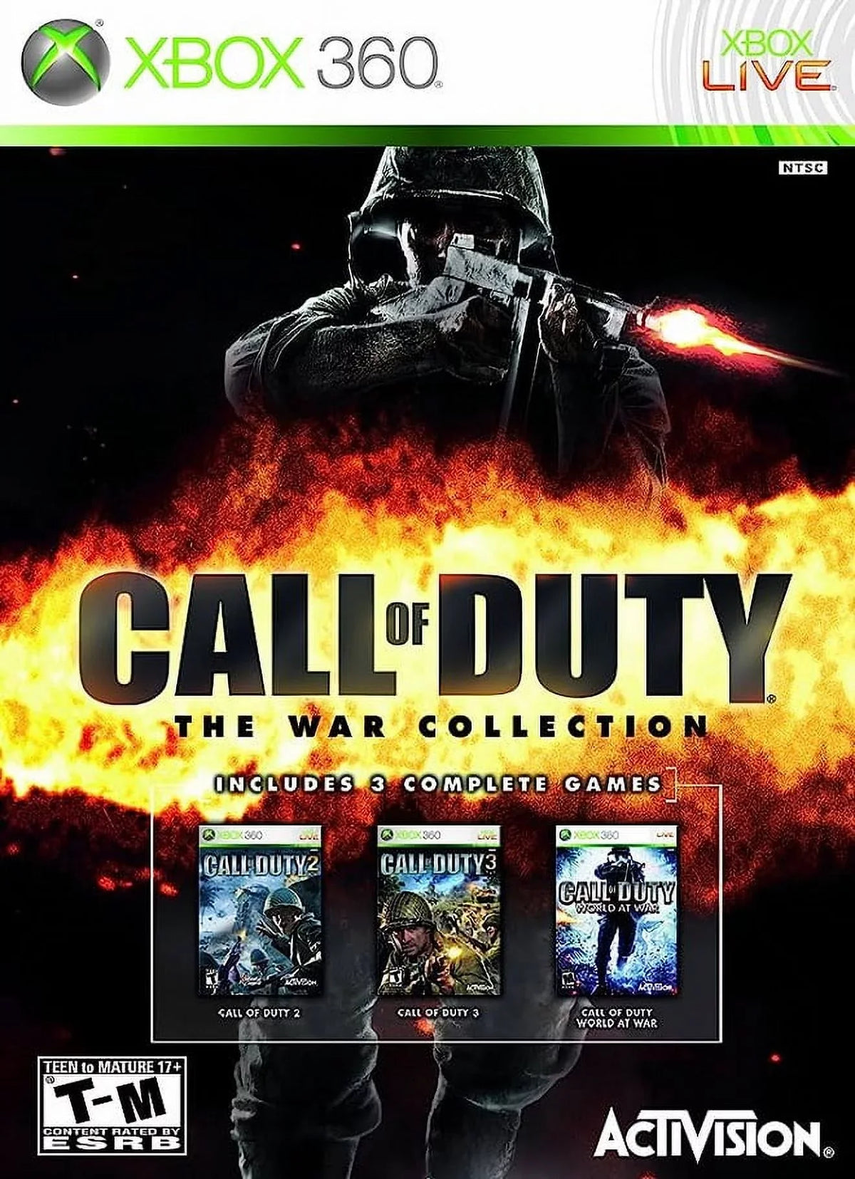Restored Call of Duty: The War Collection ( Xbox 360, 2010) (Refurbished)
