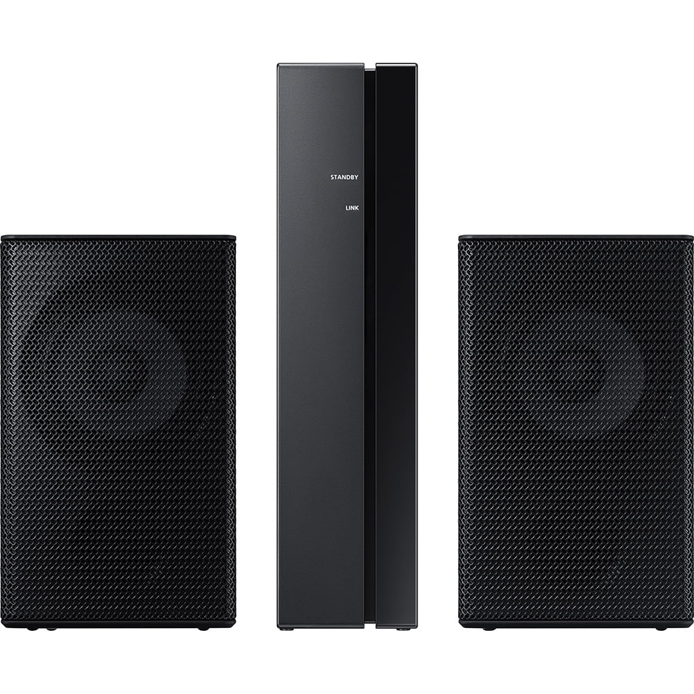 SWA-9100S Wireless Rear Speaker Kit 2.0ch SWA-9100S/ZA for Soundbar Surround Sound Home Theater Expansion Bundle with Deco Gear Pack of 3 Wall Mount Shelf Stands