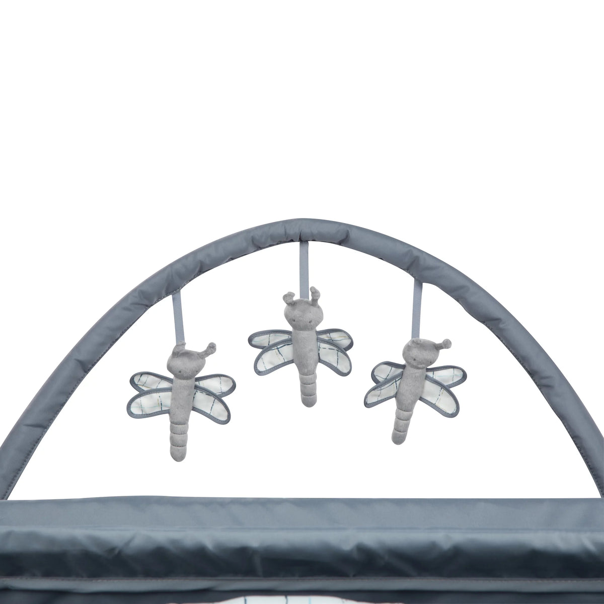 Monbebe Willow Rocking Play Yard with Full Size Bassinet; Plaid
