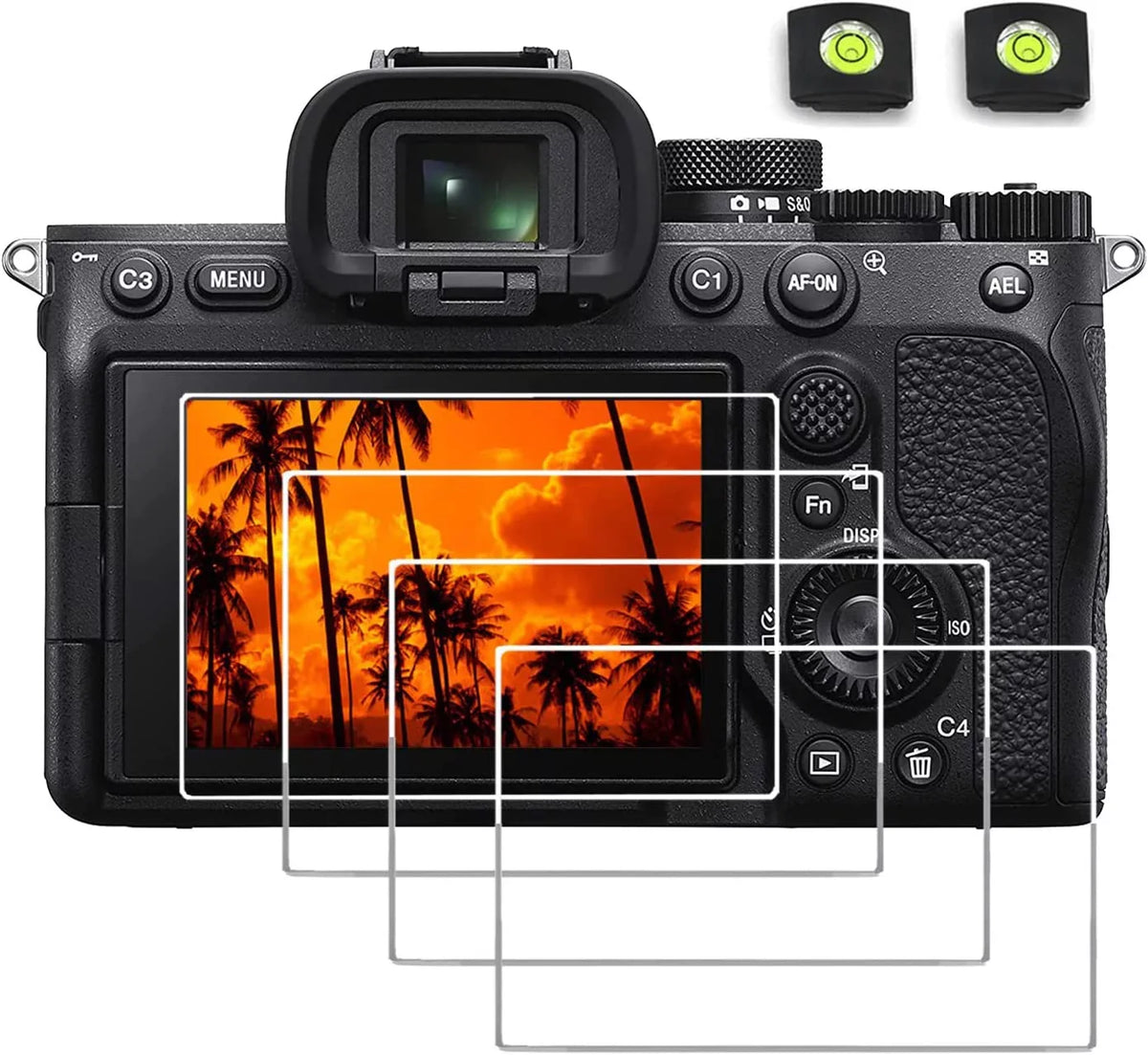 Alpha 7 IV Display Protector compatible with Alpha 7 IV A7 IV A7IV A7MIV A7M4 A7M IV 4 Mark IV, Anti-Scratch