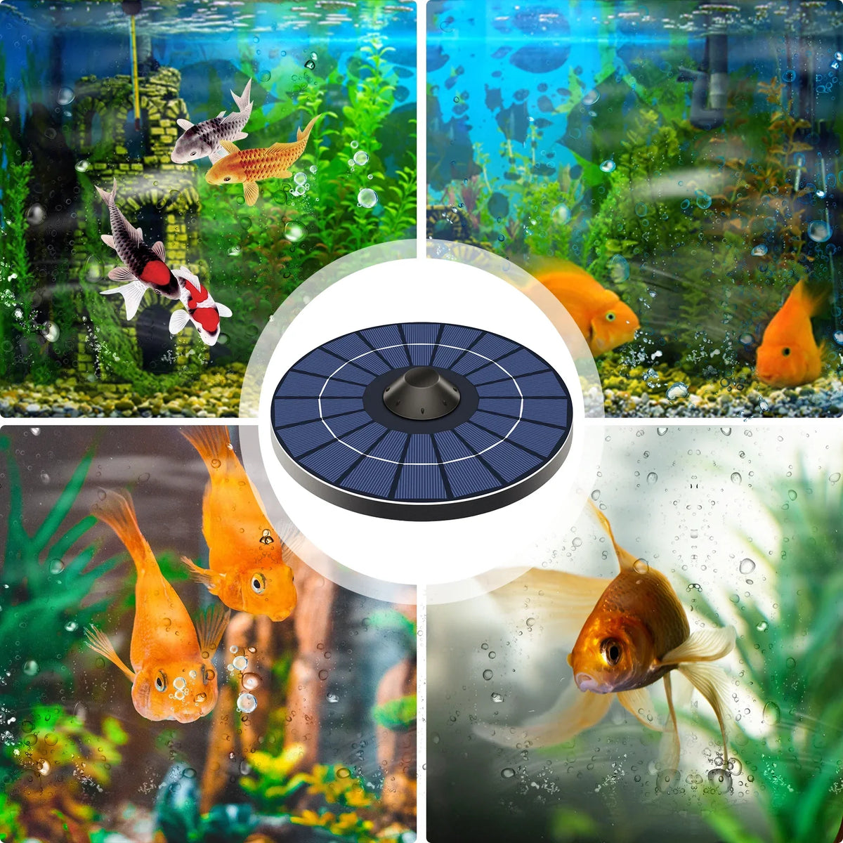 Instrument,Stone Liquid Pond Pond Fluid Air And Bubble Fish Pond Solar Pond Aerator Bubble Stone Liquid And Bubble Stone Aerator Fish Aerator Pump With Pump With Air Dsfen