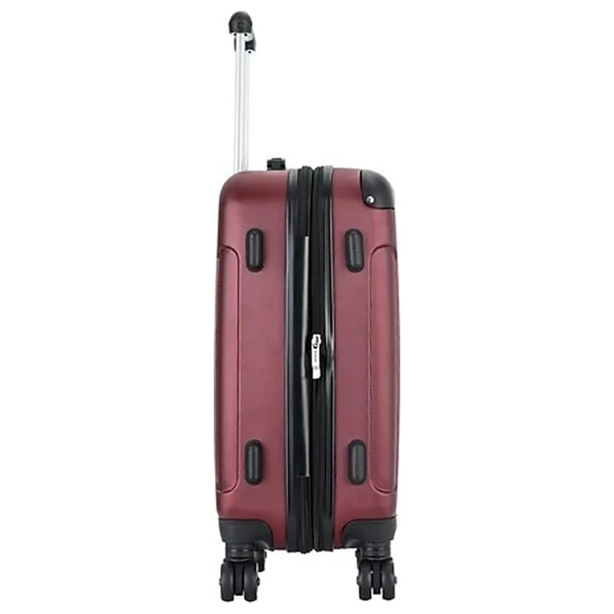 DUKAP PROCESSOR Plastic 4-Wheel Spinner Luggage Wine (DKINT00S-WIN)