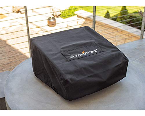 Blackstone 17" Griddle Cover and Carry Bag Fluid Resistant 600D Polyester Heavy Duty Flat top 17" Gas Grill Cover Accessory Exclusively Fits Blackstone Cooking Station Without Hood