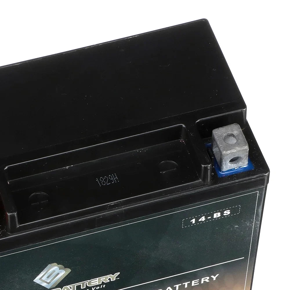 Chrome Battery YTX14-BS (14-BS 12 Volt,12 Ah, 200 CCA) Motorcycle Battery for Honda Vt1100c, C3, T Shadow (spirit, Aero, A. C. E. Tourer) 1100cc 01-'07