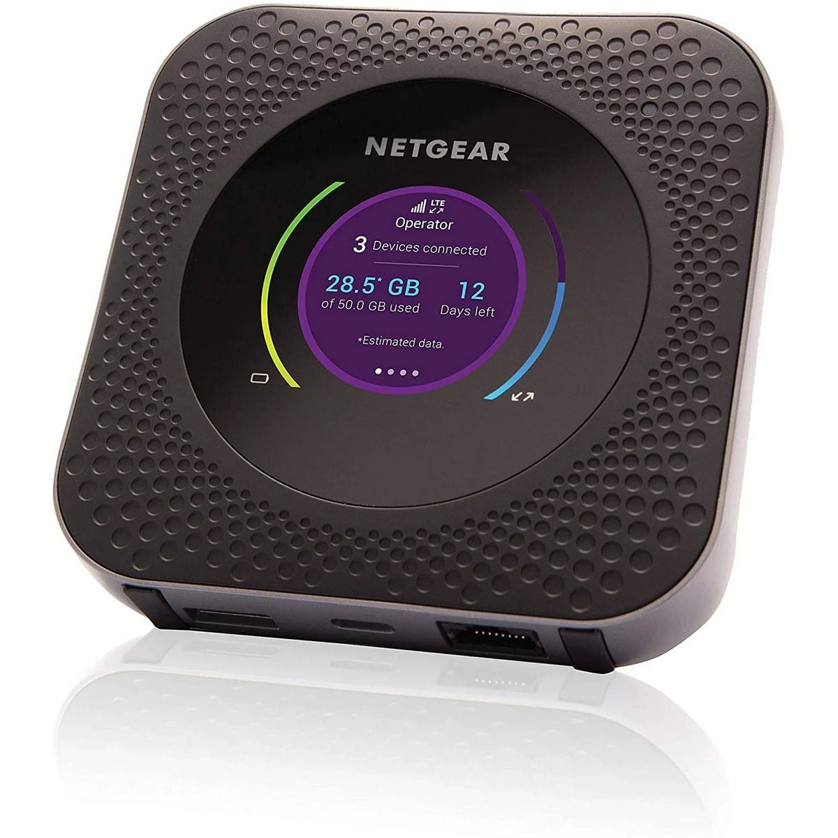 Restored NETGEAR Nighthawk M1 Mobile Hotspot 4G LTE Router MR1100-100NAS - Up to 1Gbps Speed Connect Up to 20 Devices Create WLAN Anywhere (AT&T )(Steel Gray) (Refurbished)