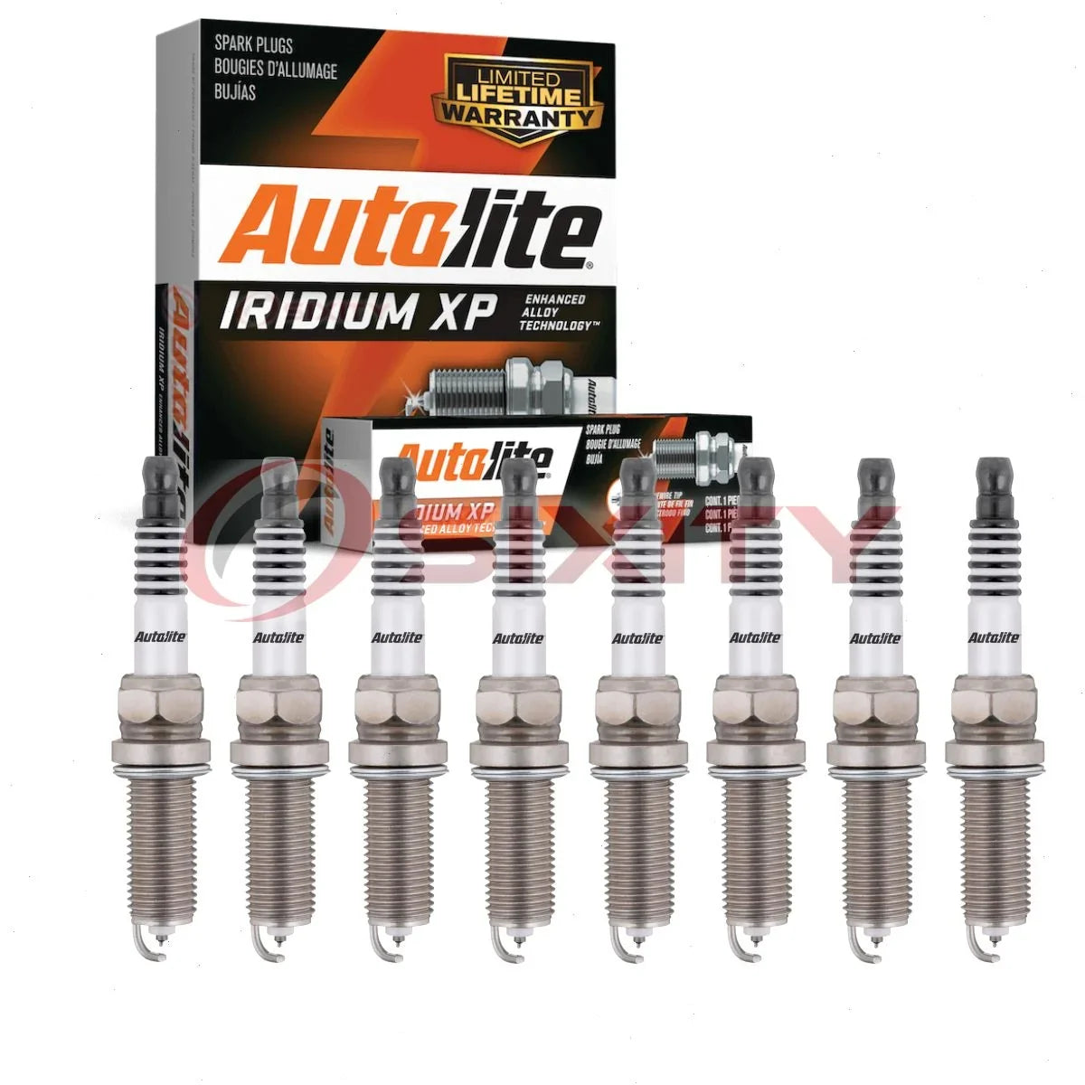 8 pc Autolite Iridium XP XP5701 Spark Plugs for Ignition Wire Secondary Fits select: 2012-2015 HONDA CIVIC; 2011-2018 JEEP GRAND CHEROKEE