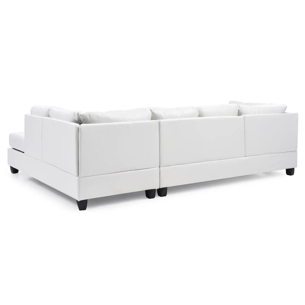 Homestock Antique Appeal G647B-SC Sectional ( 3 Boxes) ; white