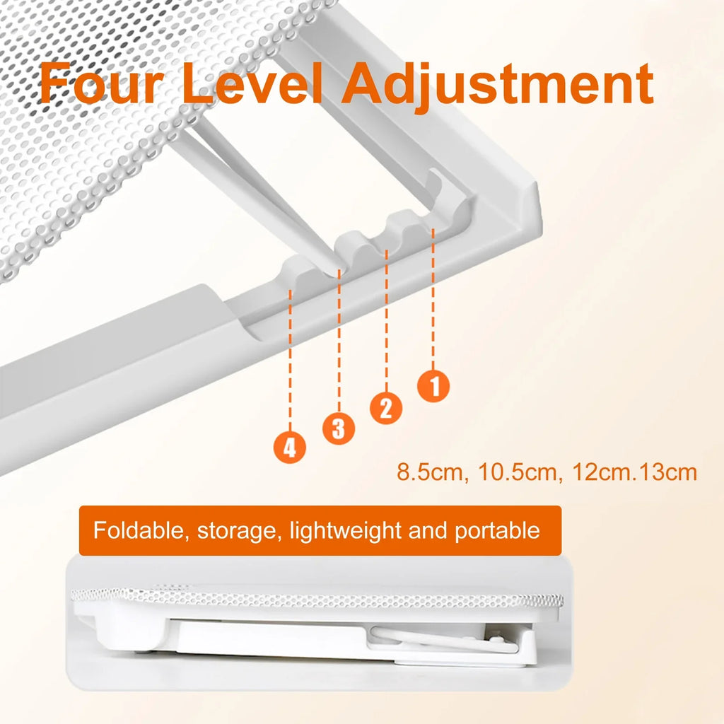 Htovila Notebook Cooling Fan, 10-15.6 Inch with Adjustable Fan Strength and 2 USB Ports