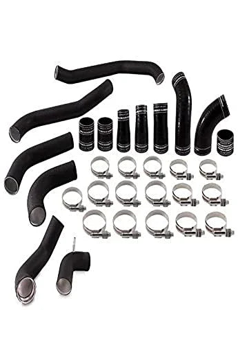 Mishimoto MMICP-F35T-17KWBK Intercooler Channel Kit Compatible With Ford F-150 Raptor 2017+ Wrinkle Black