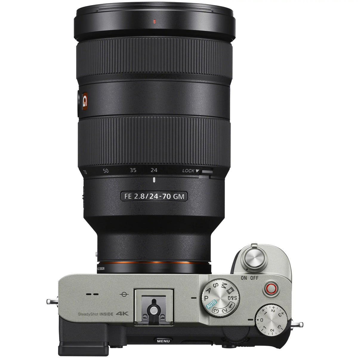 a7C Mirrorless Full Frame Camera Body with FE 24-70mm F2.8 GM G Master Zoom Lens SEL2470GM Silver ILCE7C/S Bundle w/ Deco Gear Photography Backpack Case , Software and Accessories