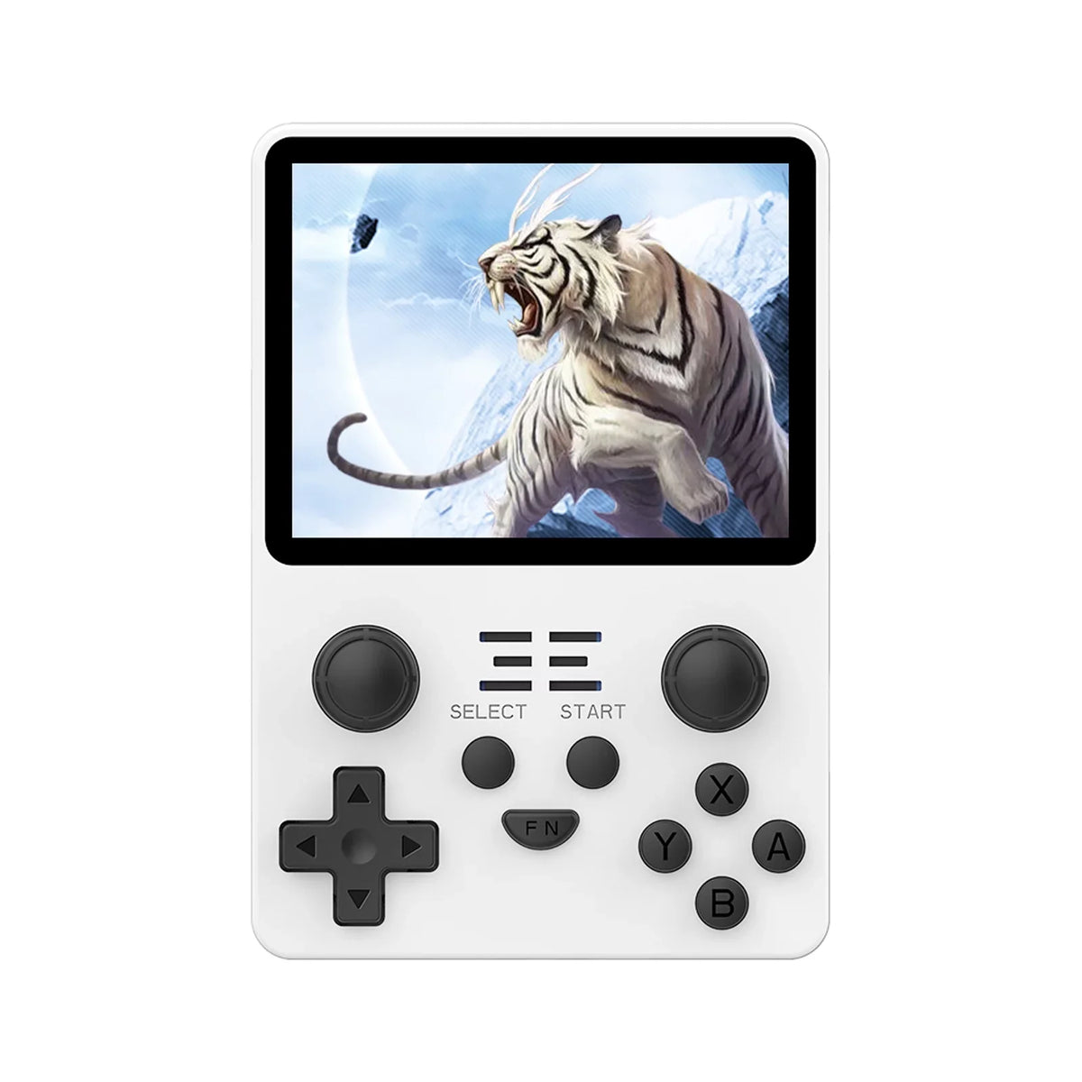Game console,3.5 Inches IPS Console Portable Handheld Console 20 000 Display Open Source IPS Display Open (White) IPS Handheld 20000 Pre-Installed Save Console 20000 Pre-Installed VYBN