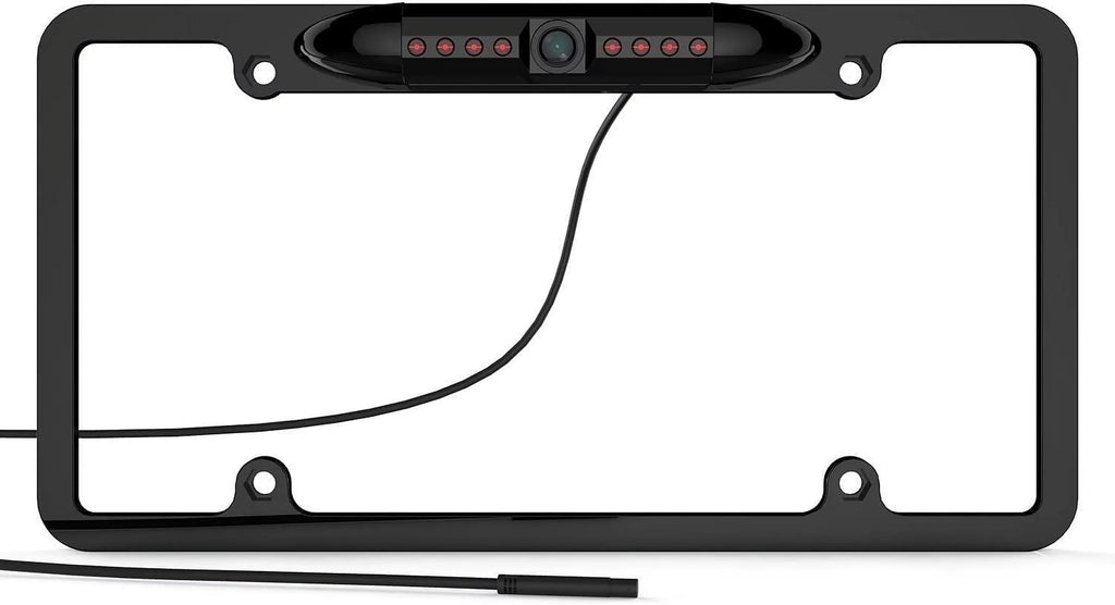 CAM108 Backup Camera License Plate HD Night Vision Rear View 170° Angle Fluid Compatible with Pioneer Car Radio DMH-100BT DMH-WT8600NEX DMH-160BT DMH1770NEX AVH-120BT AVH-210EX AVH-2550NEX