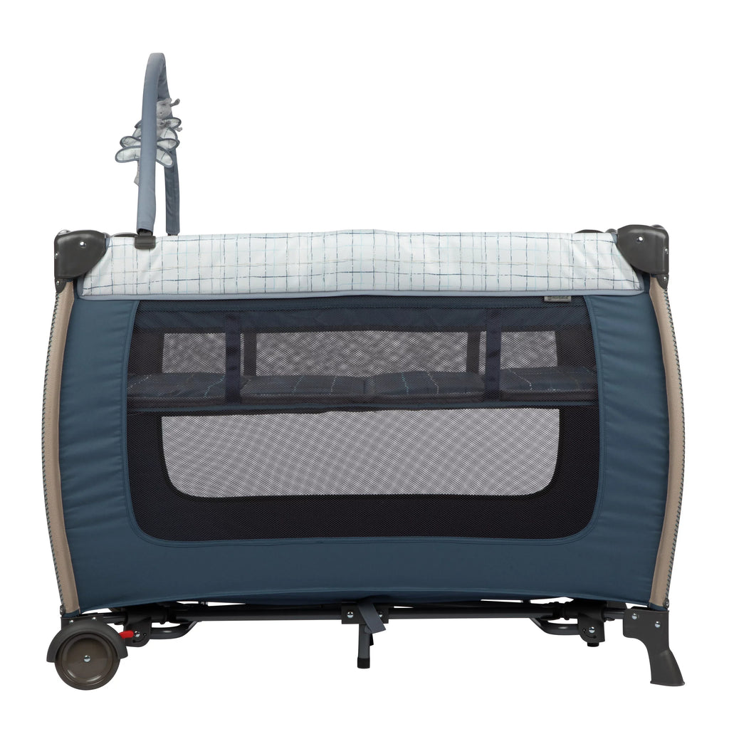 Monbebe Willow Rocking Play Yard with Full Size Bassinet; Plaid