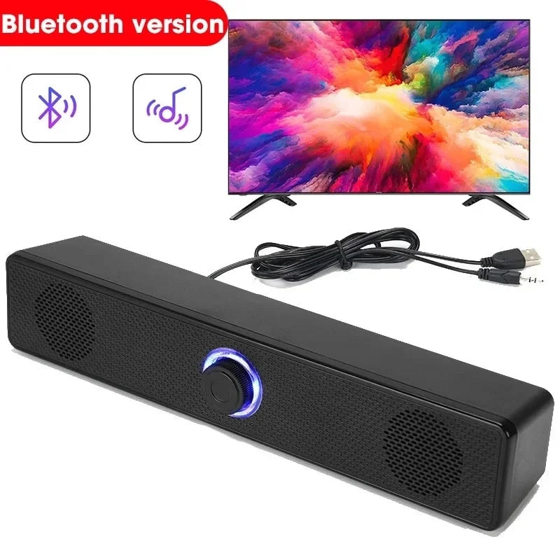 Home Theater Sound System Bluetooth Speaker 4D surface Soundbar Computer Speaker For TV Soundbar Box Subwoofer Stereo Music Box