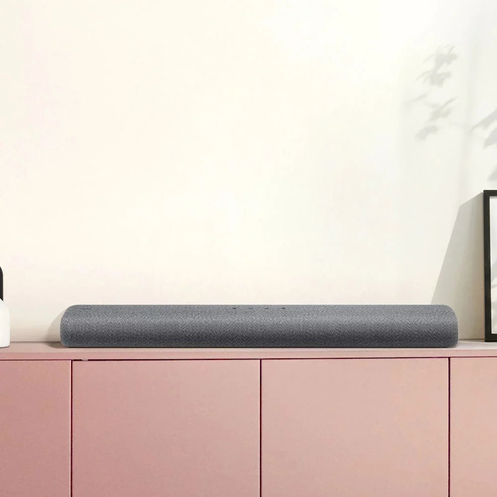 HW-S50A 3.0ch Soundbar with Dolby Atmos, DTS Virtual:X, Built in Center Speaker, Adaptive Sound Lite, Bluetooth Multi Connection, Premium Design, 2021, Deep Gray - (Open Box)