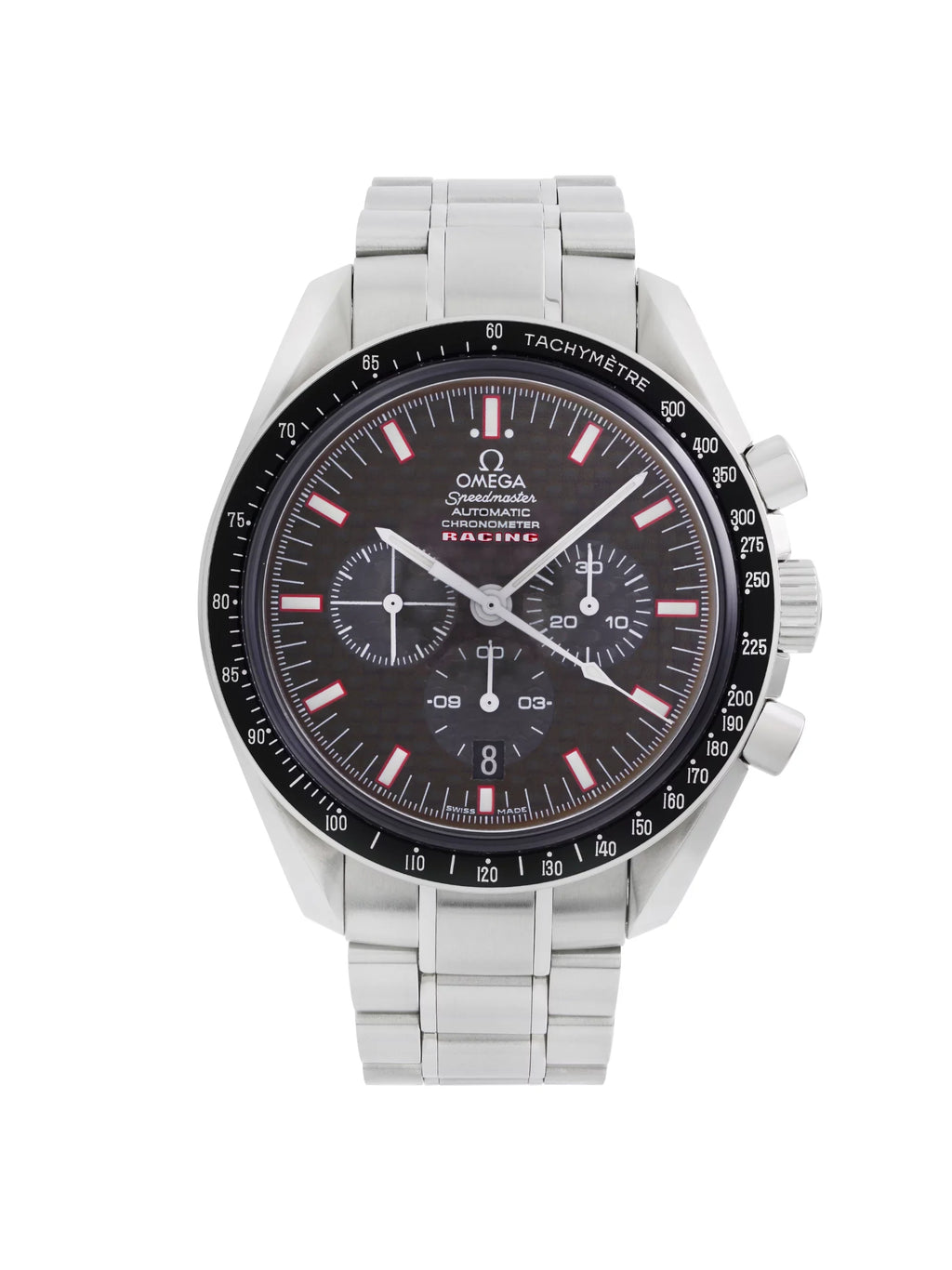 Omega Speedmaster Racing Chronograph Carbon Dial Automatic Mens Watch 3552.59.00