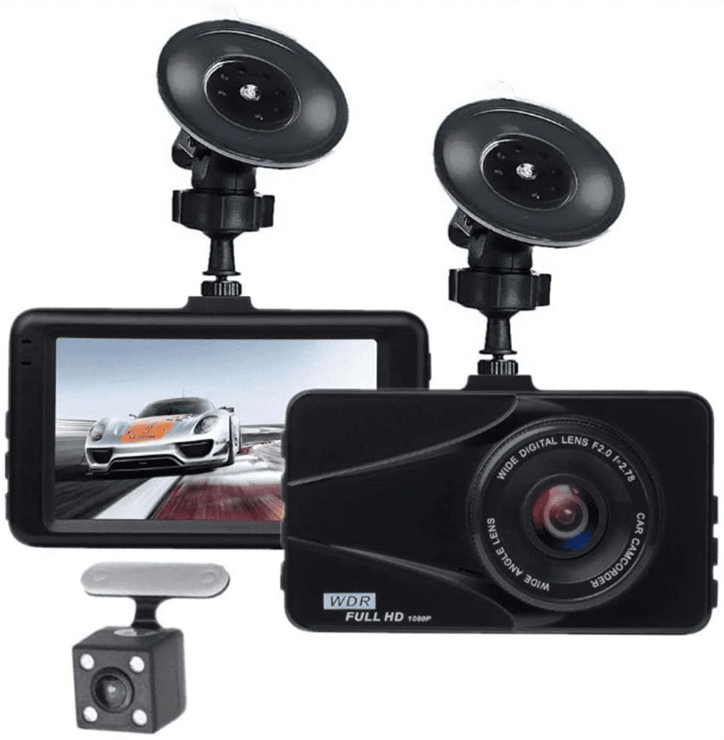 T670 Plus DVR Dash Cam For Lotus Dual Travel Recorder Full HD 3" LCD Display 170° Wide Angle, WDR, G-Sensor, Loop Recording Motion Detection Excellent Video Images