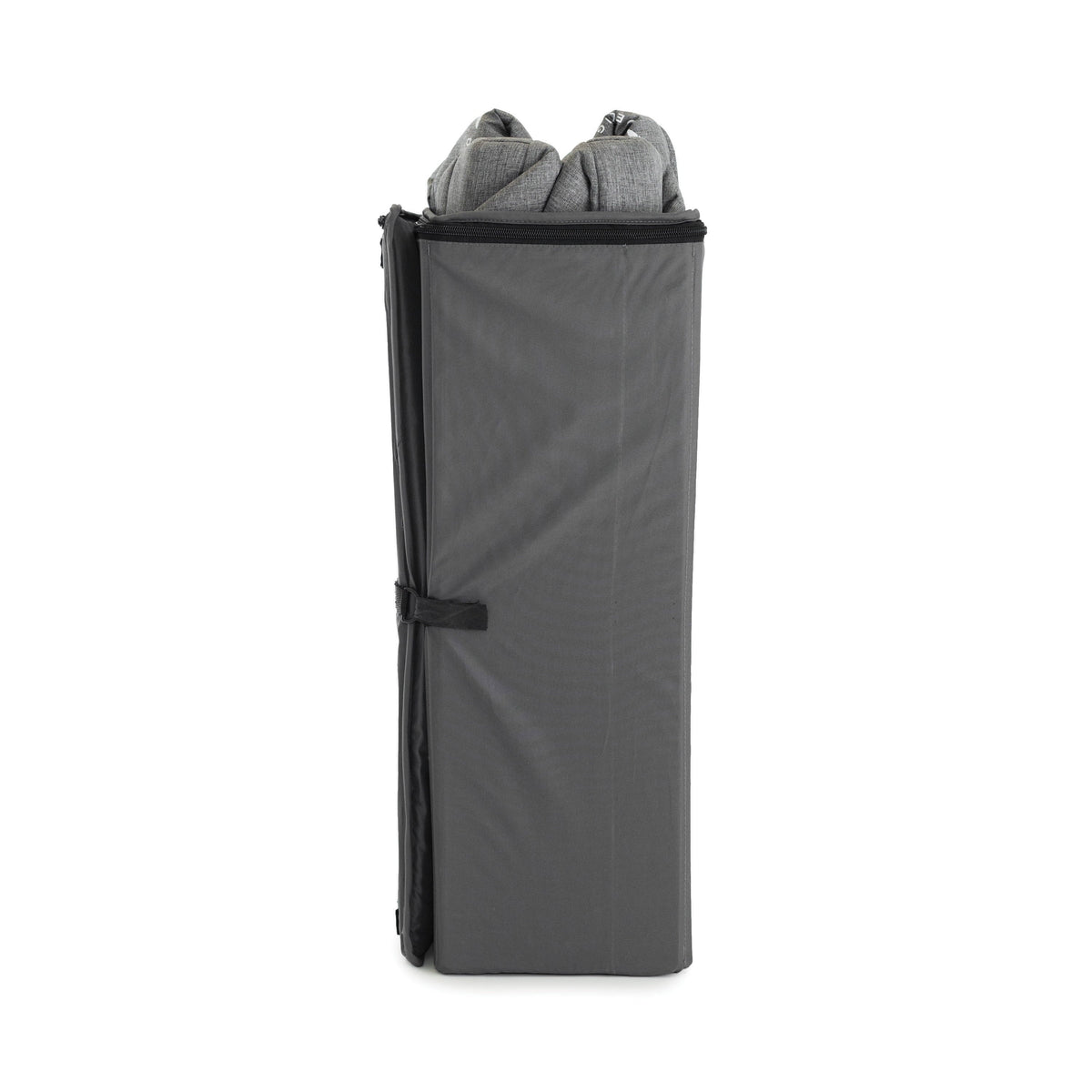 Baby Delight Deluxe Portable Crib & Playard; Charcoal Tweed