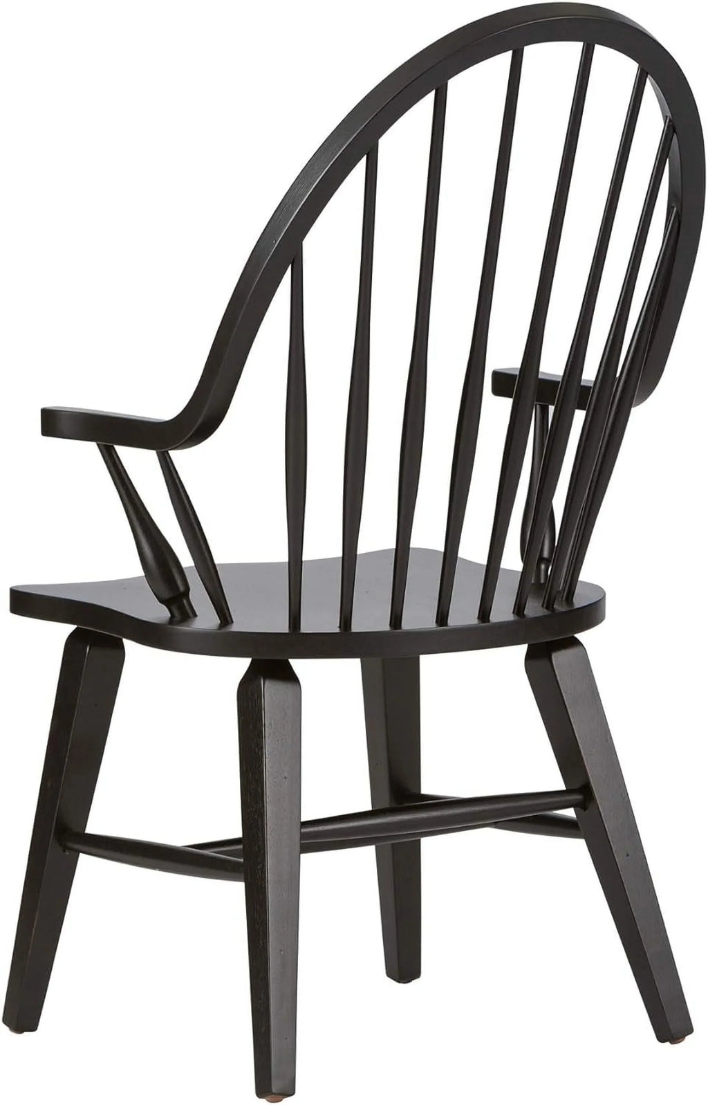 Windsor Back Arm Chair; W25 X D25 X H41; Black