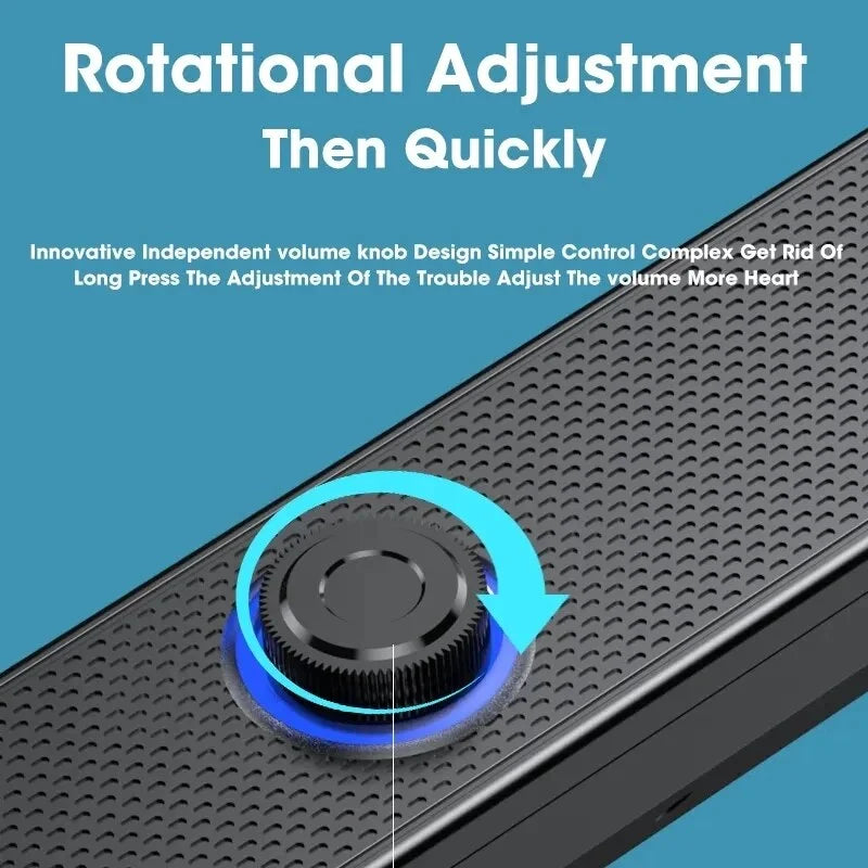 Home Theater Sound System Bluetooth Speaker 4D surface Soundbar Computer Speaker For TV Soundbar Box Subwoofer Stereo Music Box