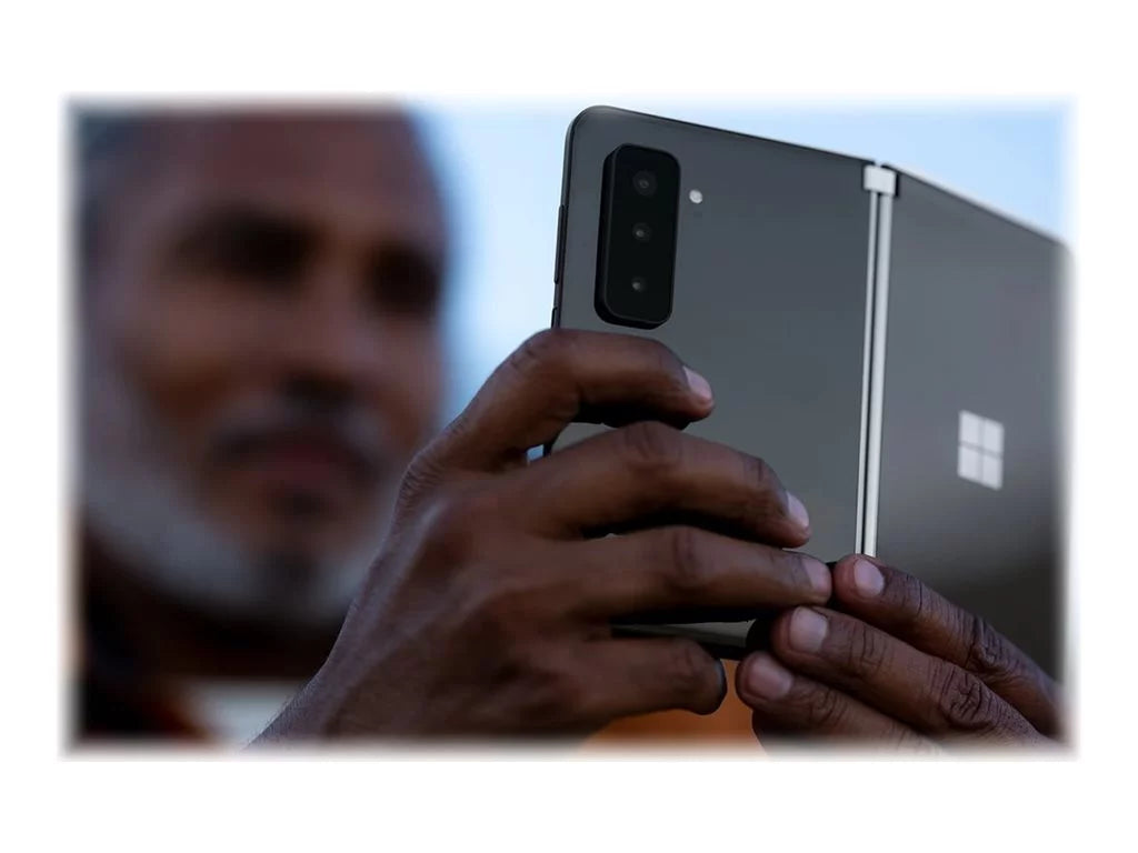 Surface Duo 2 - 5G smartphone - dual-SIM - RAM 8 GB / Internal Memory 256 GB - OLED display - 8.3" 2688 x 1892 pixels (90 Hz) - 3x rear cameras 12 MP, 12 MP, 16 MP - front camera 12 MP - obsidian