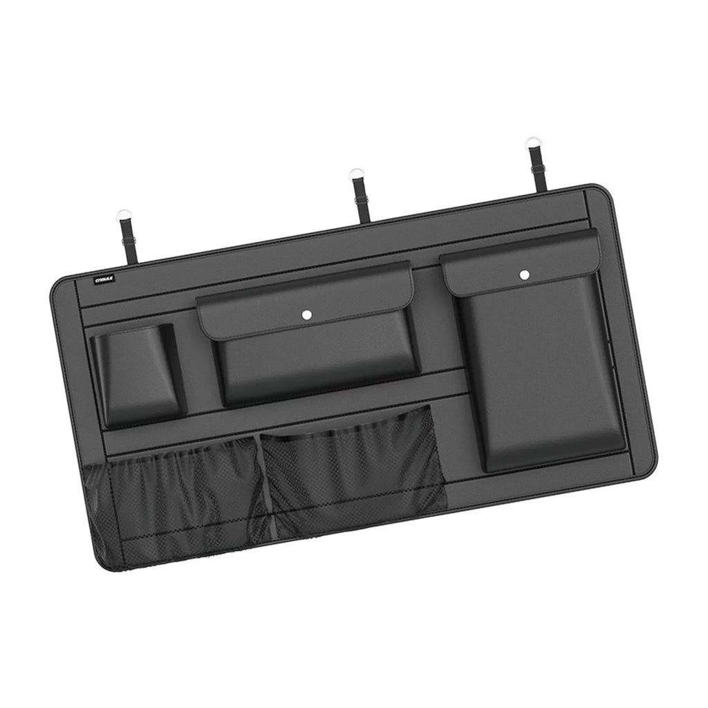 Car Back Seat Trunk Hanging Organizer 90cmx45cm Saving Space Easily Install Tough with Multiple Pockets for SUV Truck