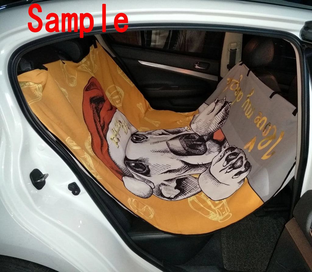 GCKG Purple Peacock Feature Pet Car Seat Cover Dog Car Seat Mat Hammock Cargo Mat Trunk Mat For Cars Trucks and SUV 54x60 inches