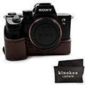 Camera Case Compatible for A9 Alpha 7R3 a7r3(Coffee)