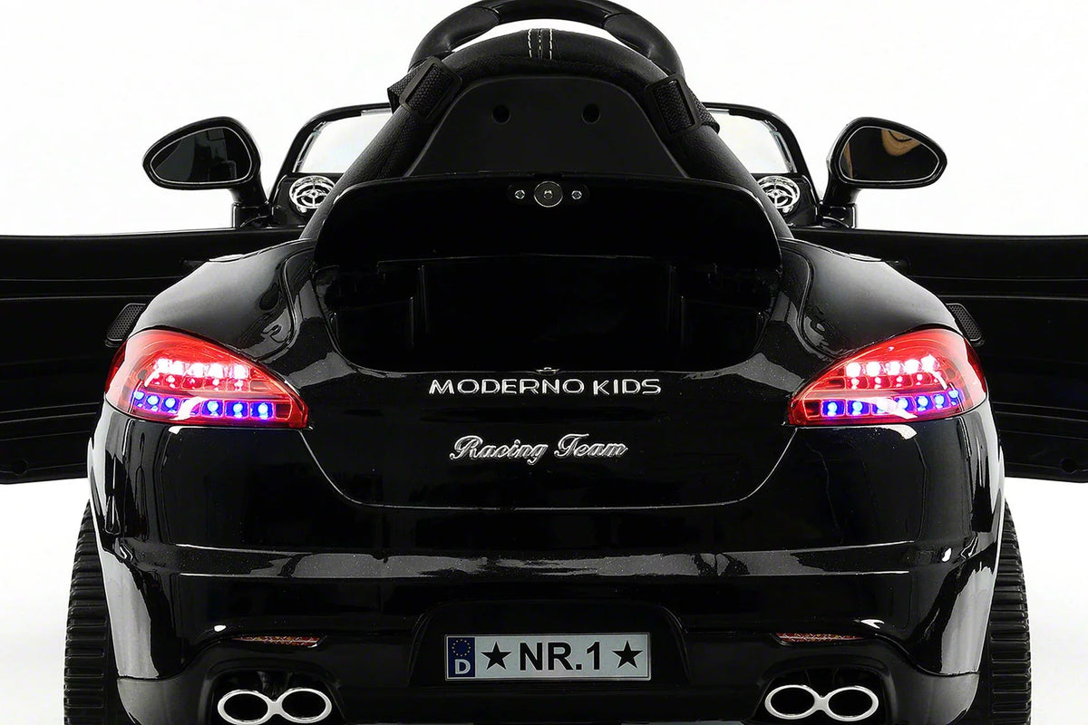Kiddie Roadster 12V Kids Voltage-driven Ride-On Car with R/C Parental Remote | Black Metallic