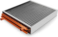 20" x 20" Fluid to Air Heat Exchanger with 1" Alloy Ports Perfectly with Outdoor Furnace Ideal for Residential HVAC System