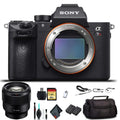 Alpha a7R III Mirrorless Camera ILCE7RM3/B With FE 24-70mm Lens, Soft Bag, Additional Battery, 64GB Memory Card, Card Reader , Plus Essential Accessories