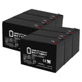 12V 9Ah Battery Replacement for Merida PC 500 Electric Bike - 6 Pack