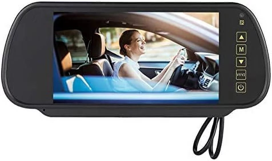 Bileeko Car Rear View Mirror 7 Inch LCD Vehicle Monitor Display for Parking