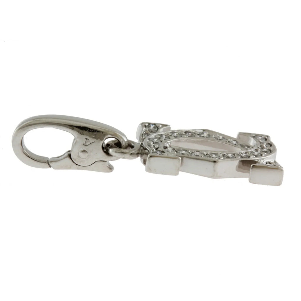 Pre-Owned Cartier 2C Diamond Pendant Top 18K Ladies CARTIER BRJ10000000119251 (Like New)