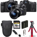 Cyber-shot DSC-RX10 IV Digital Camera+ Spider Tripod + Case - 16GB Kit