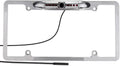 CAM125 Backup Camera Frame License Plate HD Night Vision Rear View 170° Angle Liquid Compatible with Jensen Car Radio CAR110W CAR710 CAR710X CAR8000 CAR910W CAR910X CDR7011 CM901MIR CMR2720