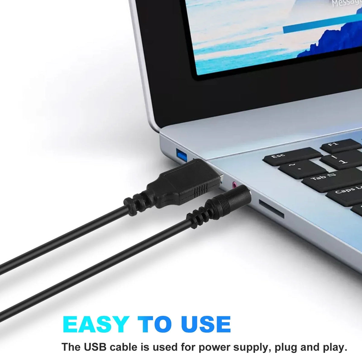 Stereo Sound Mini External USB Computer Speakers Notebook Tablet Clip-on Soundbar